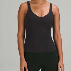 Lululemon Align Waist-Length V-neck Tank Top - black